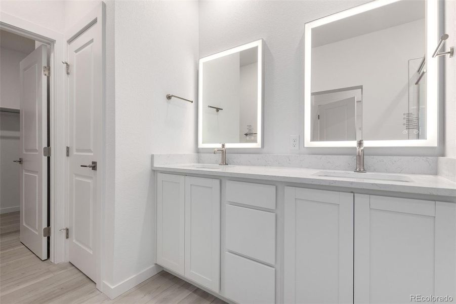 Furnished interior view inside a new home in Gateway Commons, Denver (Image 4).