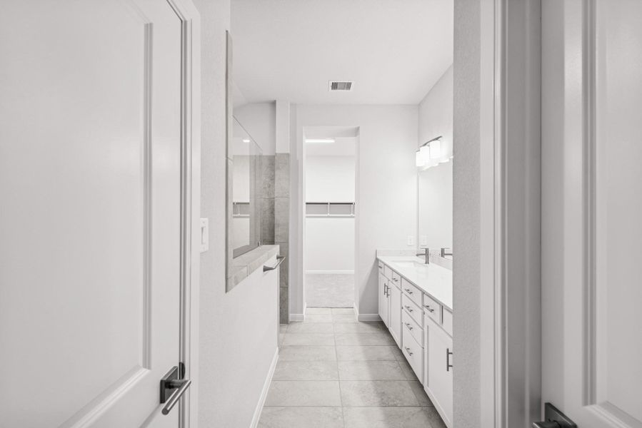 Furnished interior view inside a new home in The Grand Prairie 50’, Hockley (Image 7).