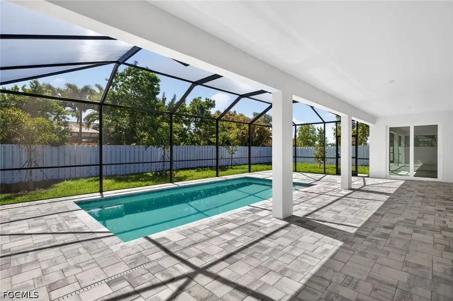 Exterior details and patio area of a home in Cape Coral, Cape Coral (Image 20).