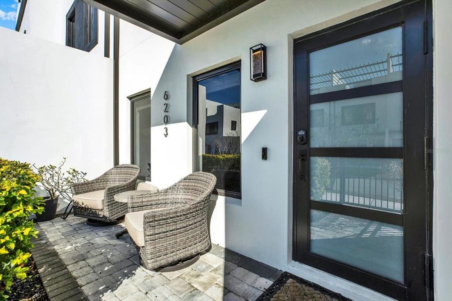 Exterior details and patio area of a home in , Pinellas Park (Image 24).