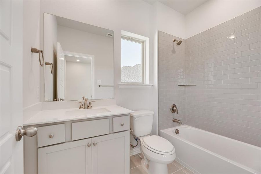 Furnished interior view inside a new home in Valencia On The Lake, Little Elm (Image 6).