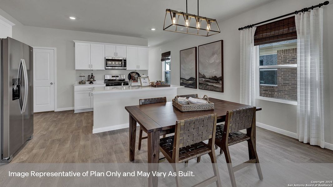 Furnished interior view inside a new home in Whisper South, San Marcos (Image 31).