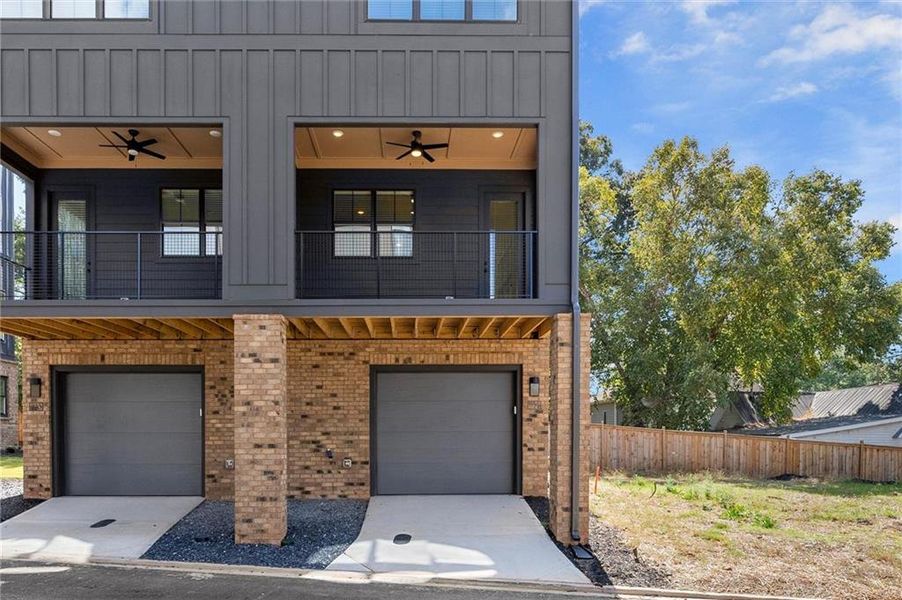 Front exterior of a new home in , Atlanta, GA, highlighting curb appeal (Image 1). Front exterior of a new home in , Atlanta, GA, highlighting curb appeal (Image 1).