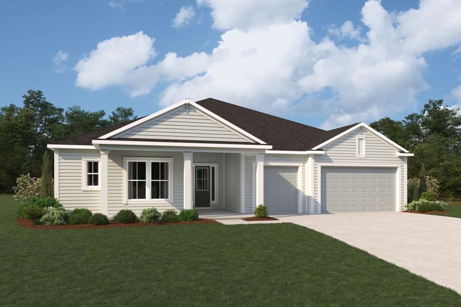 Representative exterior photo of a completed home built from the Topaz by Mattamy Homes in RiverTown, St. Johns, FL (Image 14).