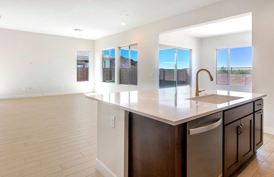 Furnished interior view inside a new home in Vistoso Canyon Estates, Oro Valley (Image 10).