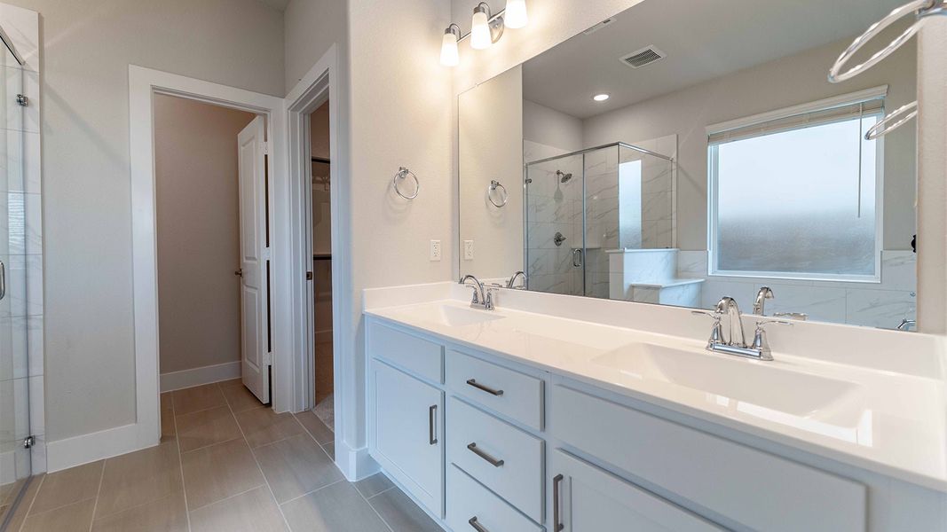 Furnished interior view inside a new home in Santa Rita Ranch, Liberty Hill (Image 9).