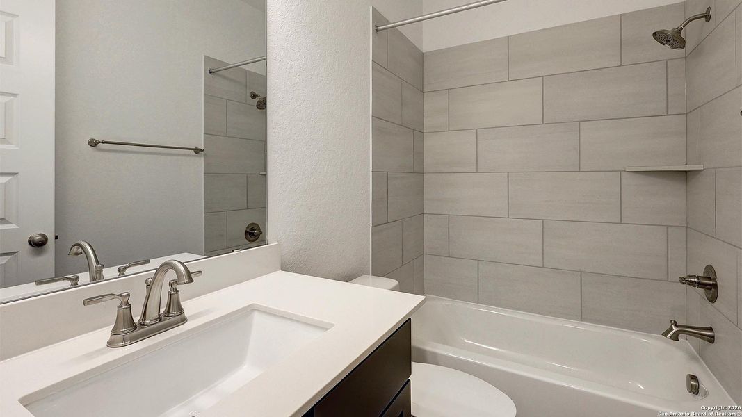 Furnished interior view inside a new home in Kallison Ranch, San Antonio (Image 12).