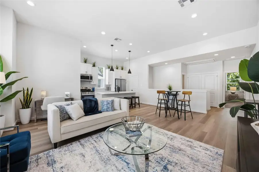 Furnished interior view inside a new home in Fulton Crossing, Houston (Image 5).