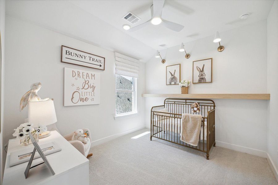 Furnished interior view inside a new home in The Trails, New Caney (Image 17).