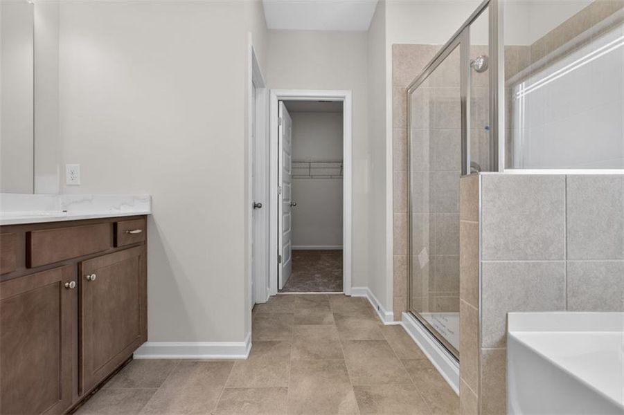 Furnished interior view inside a new home in Summerfield Place, Carrollton (Image 6).
