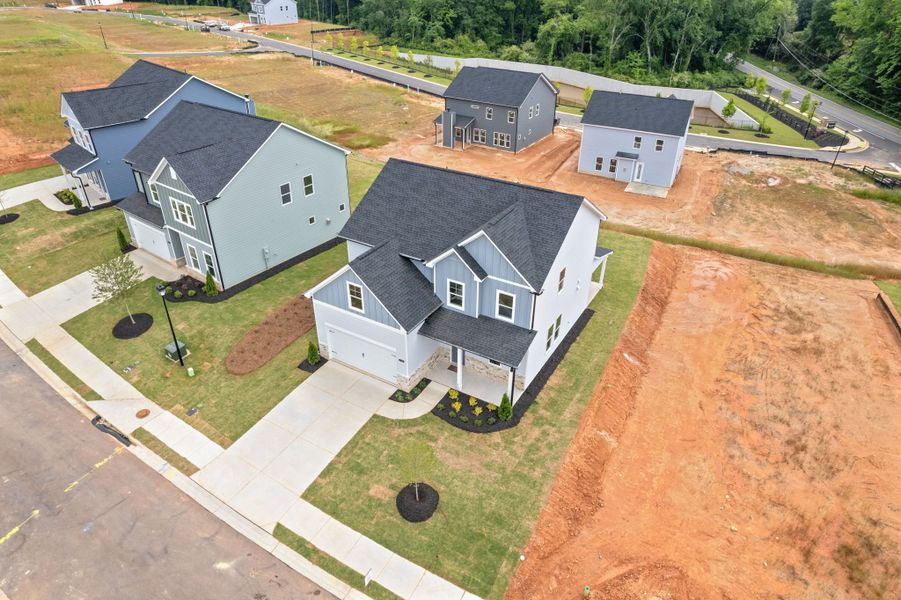 Representative exterior photo of a completed home built from the Canterbury by Crawford Creek Communities in Red Bird Manor, Jefferson, GA (Image 31).