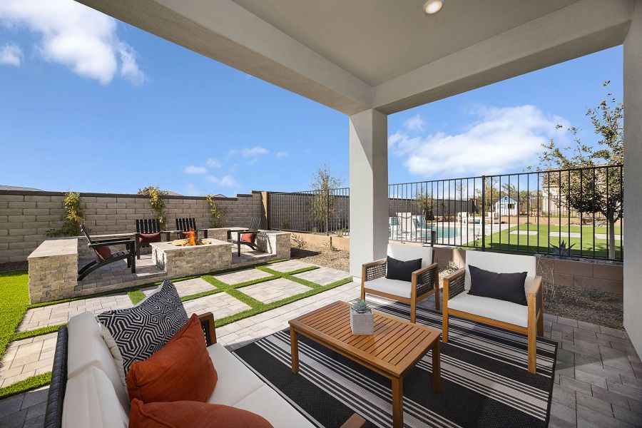 Representative furnished interior of a home built from the Cobalt by Mattamy Homes in Tyler Ranch, Buckeye (Image 13).