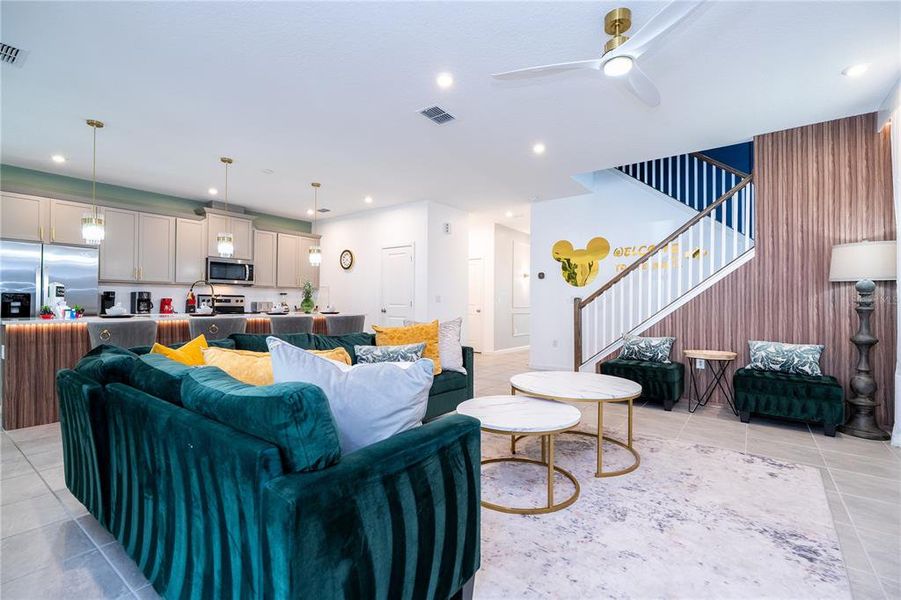 Furnished interior view inside a new home in , Kissimmee (Image 26).