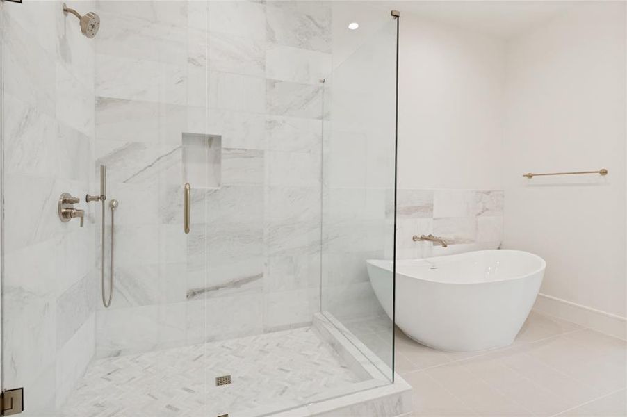 Furnished interior view inside a new home in The Residences, Irving (Image 16).