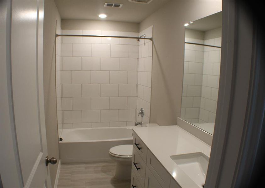 Tub and shower in second bath Tub and shower in second bath