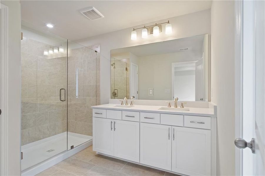 Furnished interior view inside a new home in The Village at Shallowford, Kennesaw (Image 12).