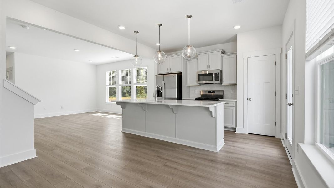 Bright breakfast area designed for casual dining and easy morning routines