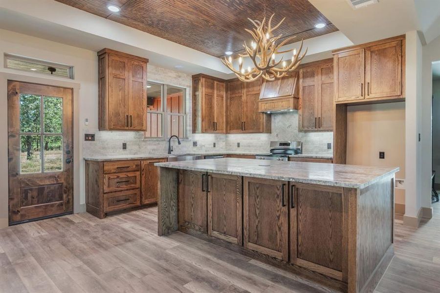 Furnished interior view inside a new home in , Loving (Image 5).