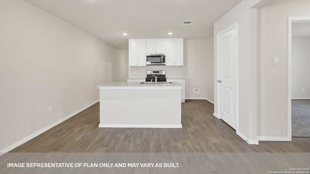 Furnished interior view inside a new home in Spring Valley, New Braunfels (Image 9).