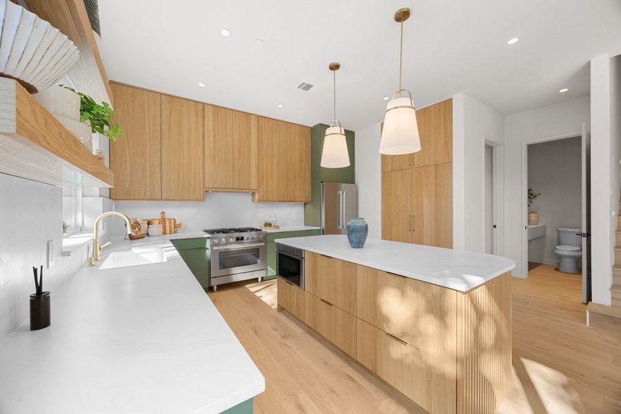 Furnished interior view inside a new home in , Austin (Image 10).