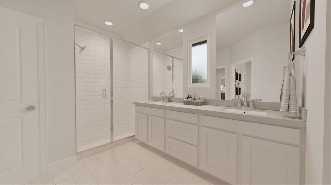 Furnished interior view inside a new home in Oakberry Trails, Waller (Image 11).