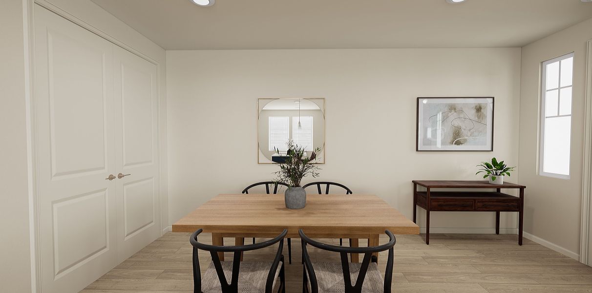 Representative furnished interior of a home built from the 1 by Tri Pointe Homes in Sugar Mill Village, Longmont (Image 29).