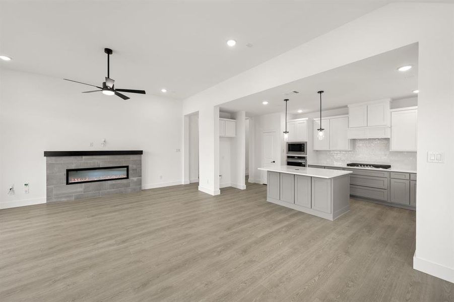 Spacious, unfurnished interior of a new home in Westside Preserve, Midlothian (Image 24).