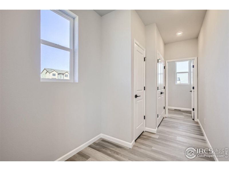 mudroom area or office nook