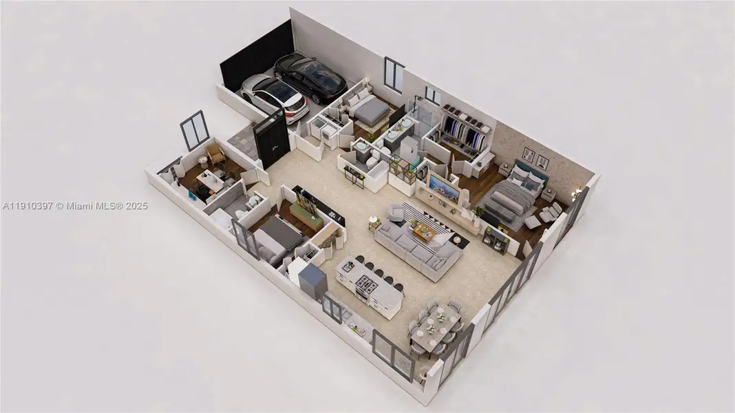 2D floor plan layout of this home in , Fort Lauderdale, FL (Image 6). 2D floor plan layout of this home in , Fort Lauderdale, FL (Image 6).