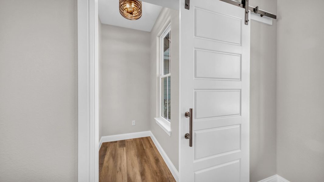 Representative furnished interior of a home built from the Clementine by Zeal Home Builders in Saddle Crest Estates, Weatherford (Image 13).