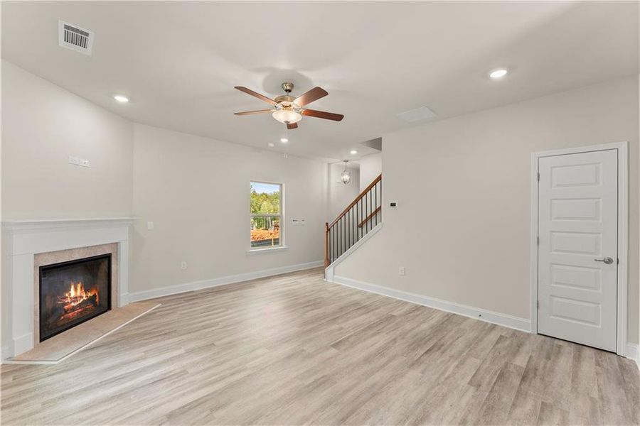 Spacious, unfurnished interior of a new home in Magnolia Villas, Cornelia (Image 41). Spacious, unfurnished interior of a new home in Magnolia Villas, Cornelia (Image 41).