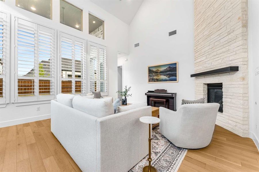 Furnished interior view inside a new home in Mosaic: Classic Series - 50ft. Lots, Celina (Image 7). Furnished interior view inside a new home in Mosaic: Classic Series - 50ft. Lots, Celina (Image 7).