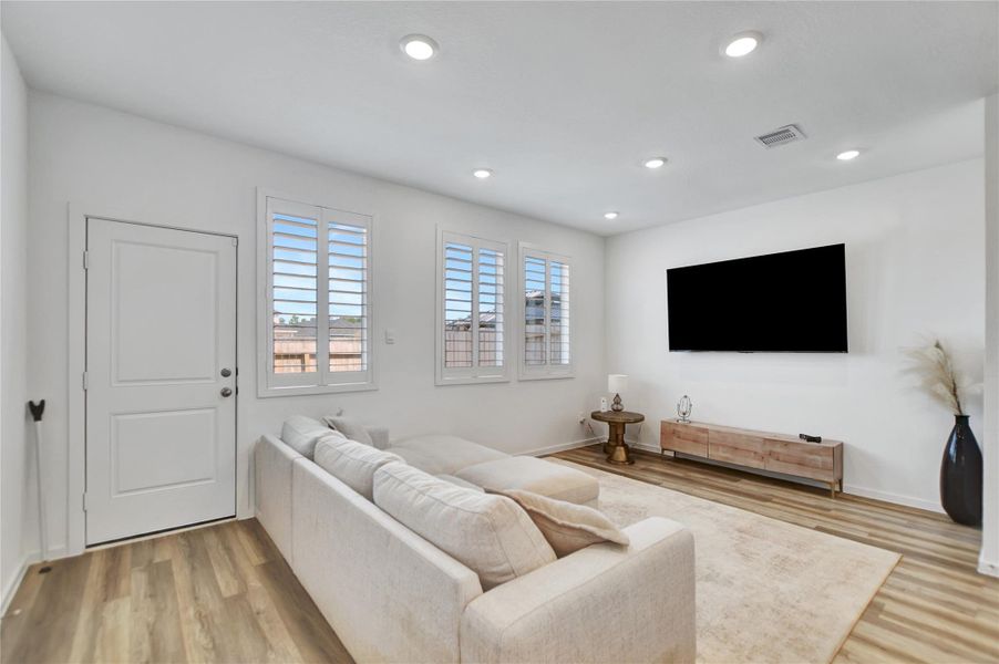 Furnished interior view inside a new home in Legacy Park, Houston (Image 23).