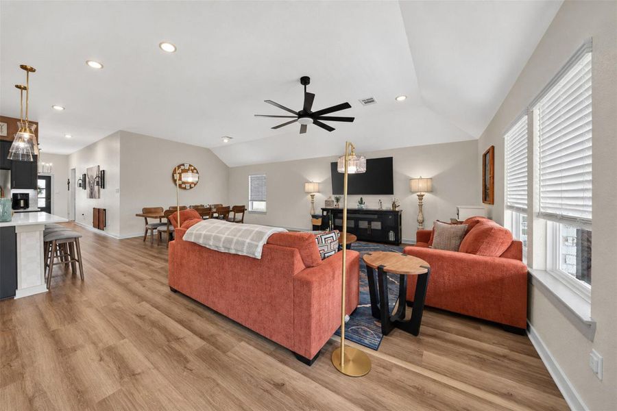 Furnished interior view inside a new home in Sorella, Tomball (Image 10).