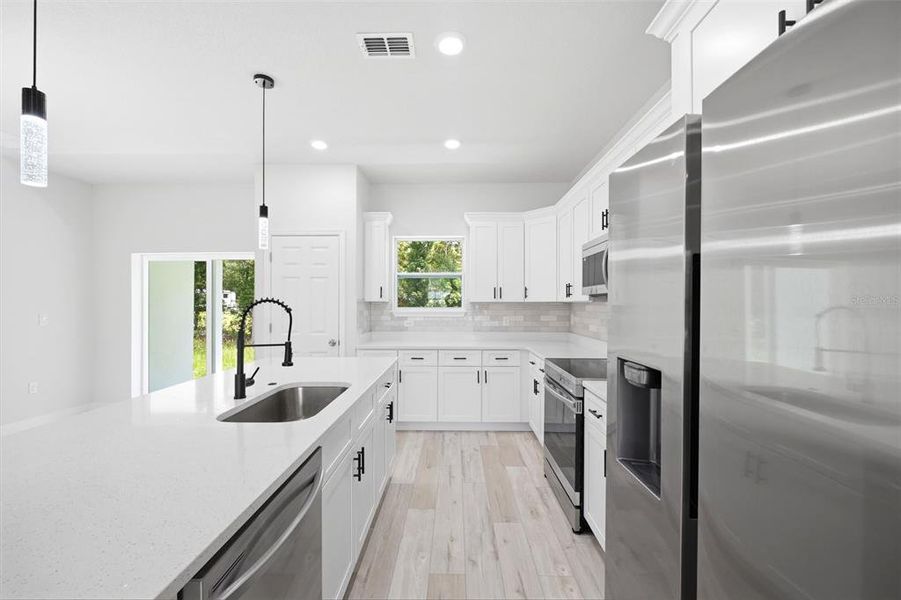 Furnished interior view inside a new home in , Citrus Springs (Image 6).
