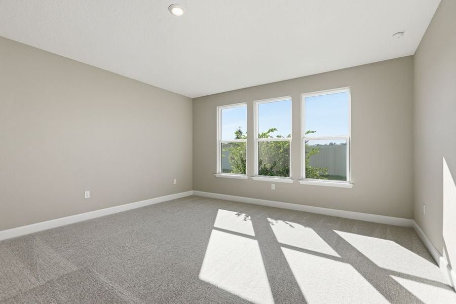 Representative unfurnished interior of a home built from the Sanibel by Taylor Morrison in Headwaters at Lofton Creek, Yulee (Image 27). Representative unfurnished interior of a home built from the Sanibel by Taylor Morrison in Headwaters at Lofton Creek, Yulee (Image 27).