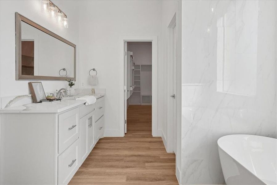 Furnished interior view inside a new home in , Azle (Image 7).