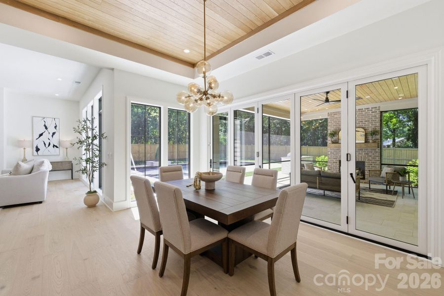 Furnished interior view inside a new home in , Charlotte (Image 12).