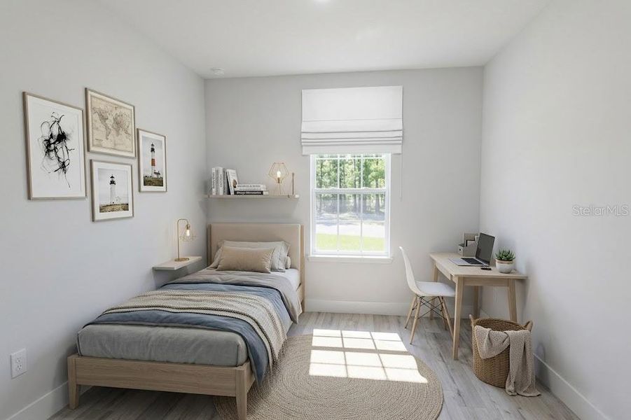 Furnished interior view inside a new home in , Dunnellon (Image 7).