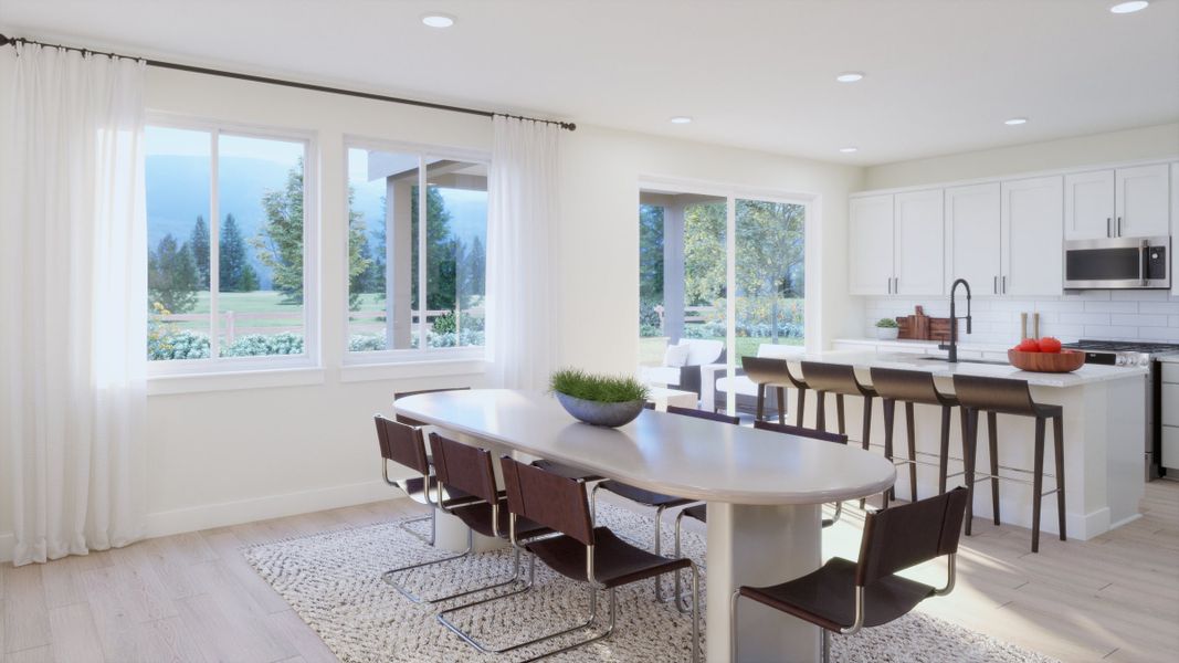 Representative furnished interior of a home built from the 2 by Trumark Homes in Independence, Elizabeth (Image 6).
