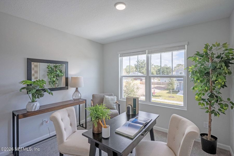 Furnished interior view inside a new home in , Jacksonville (Image 39).