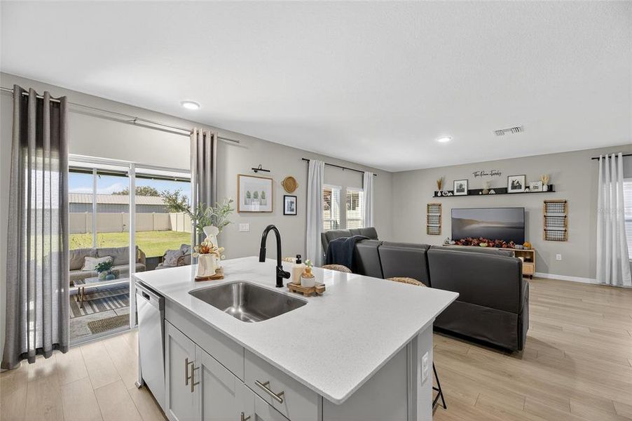 Furnished interior view inside a new home in Pasadena Point, Wesley Chapel (Image 28).