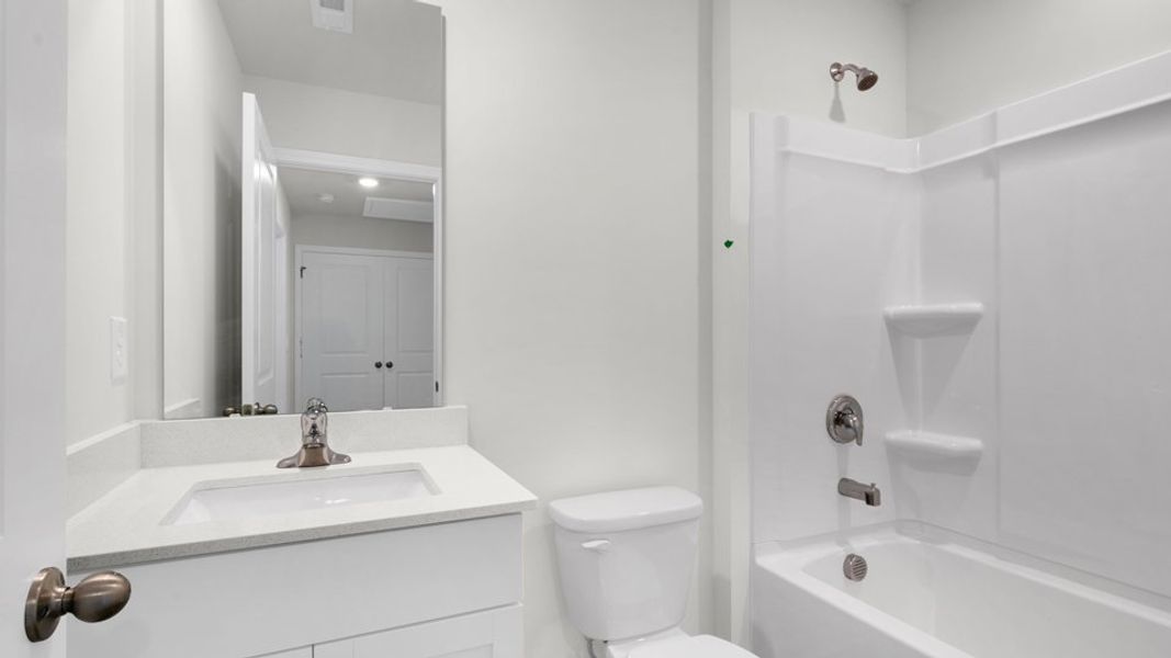 Furnished interior view inside a new home in The Townes at Belle Grove, Wendell (Image 10).