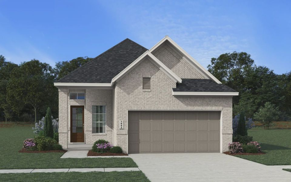 Representative exterior photo of a completed home built from the Toronto by Chesmar Homes in Jordan Ranch 40's, Fulshear, TX (Image 15). Representative exterior photo of a completed home built from the Toronto by Chesmar Homes in Jordan Ranch 40's, Fulshear, TX (Image 15).