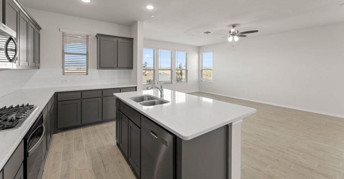 Representative exterior photo of a completed home built from the Caddo by Impression Homes in Creekshaw, Royse City, TX (Image 6).