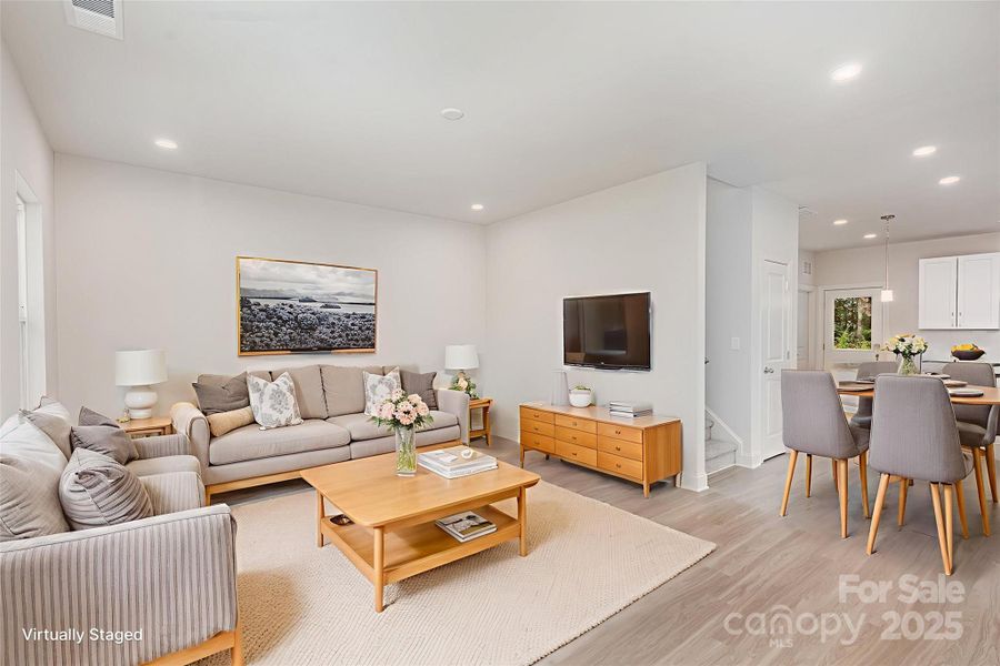 Furnished interior view inside a new home in , Cornelius (Image 7). Furnished interior view inside a new home in , Cornelius (Image 7).