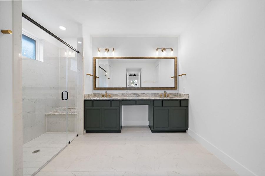 Representative furnished interior of a home built from the Cardinal by Caldwell Homes in Chambers Creek, Willis (Image 8).