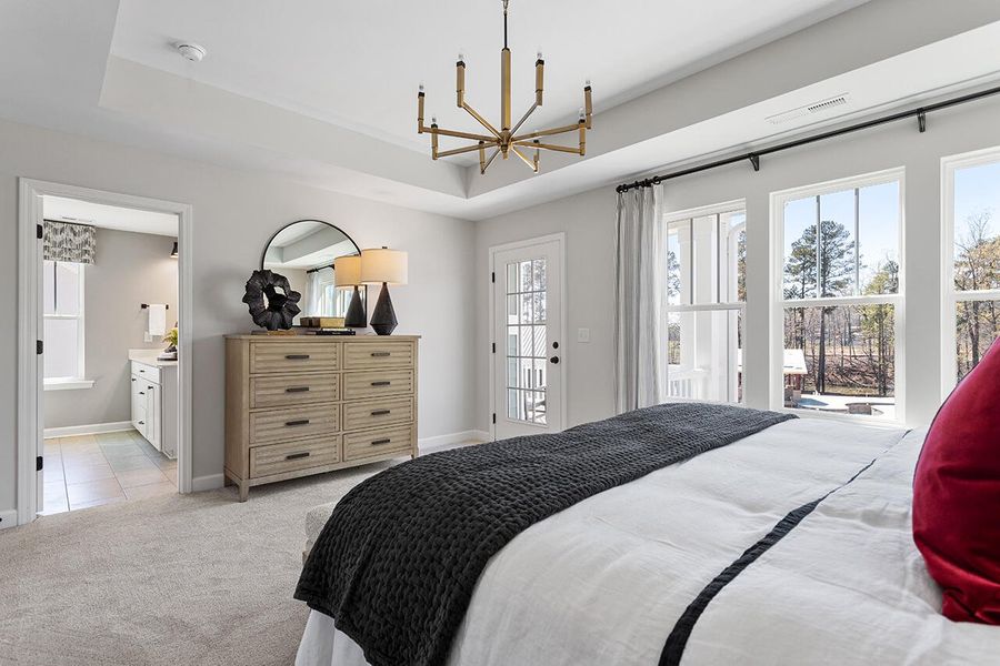 Furnished interior view inside a new home in Six Oaks, Summerville (Image 10).