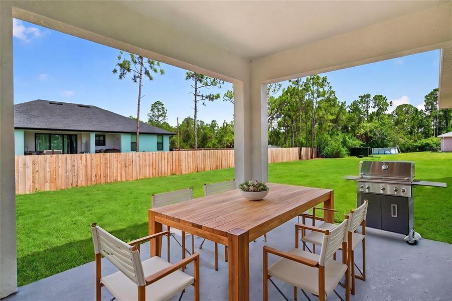 Exterior details and patio area of a home in , Port Charlotte (Image 3). Exterior details and patio area of a home in , Port Charlotte (Image 3).