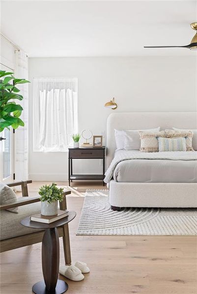 Furnished interior view inside a new home in , Atlanta (Image 53).
